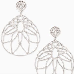 Kendra Scott Hallie Statement (Rhodium)